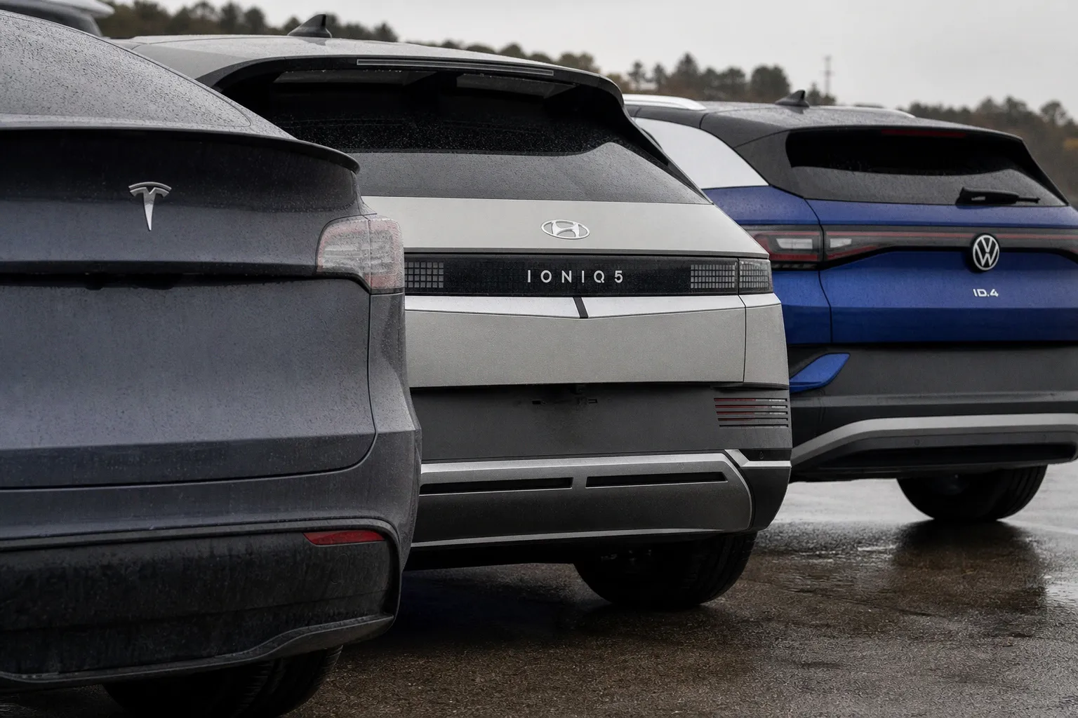 Compare highway range of three electric SUVs under $50,000